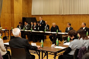 田名地区懇談会の写真