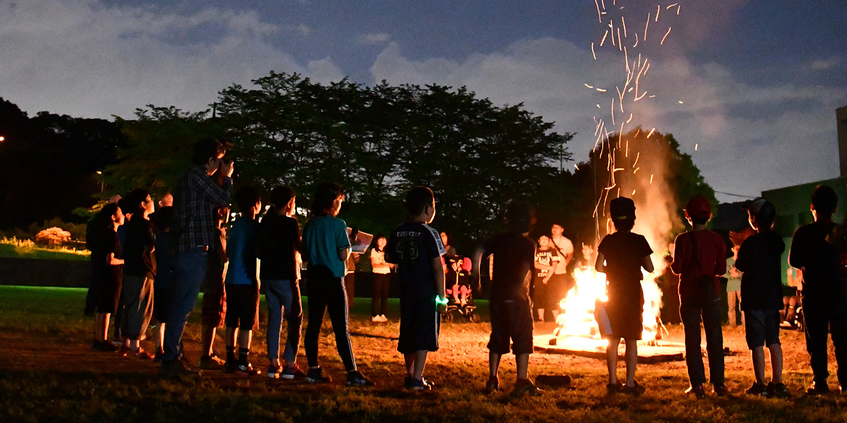 写真：若あゆキャンプファイヤー