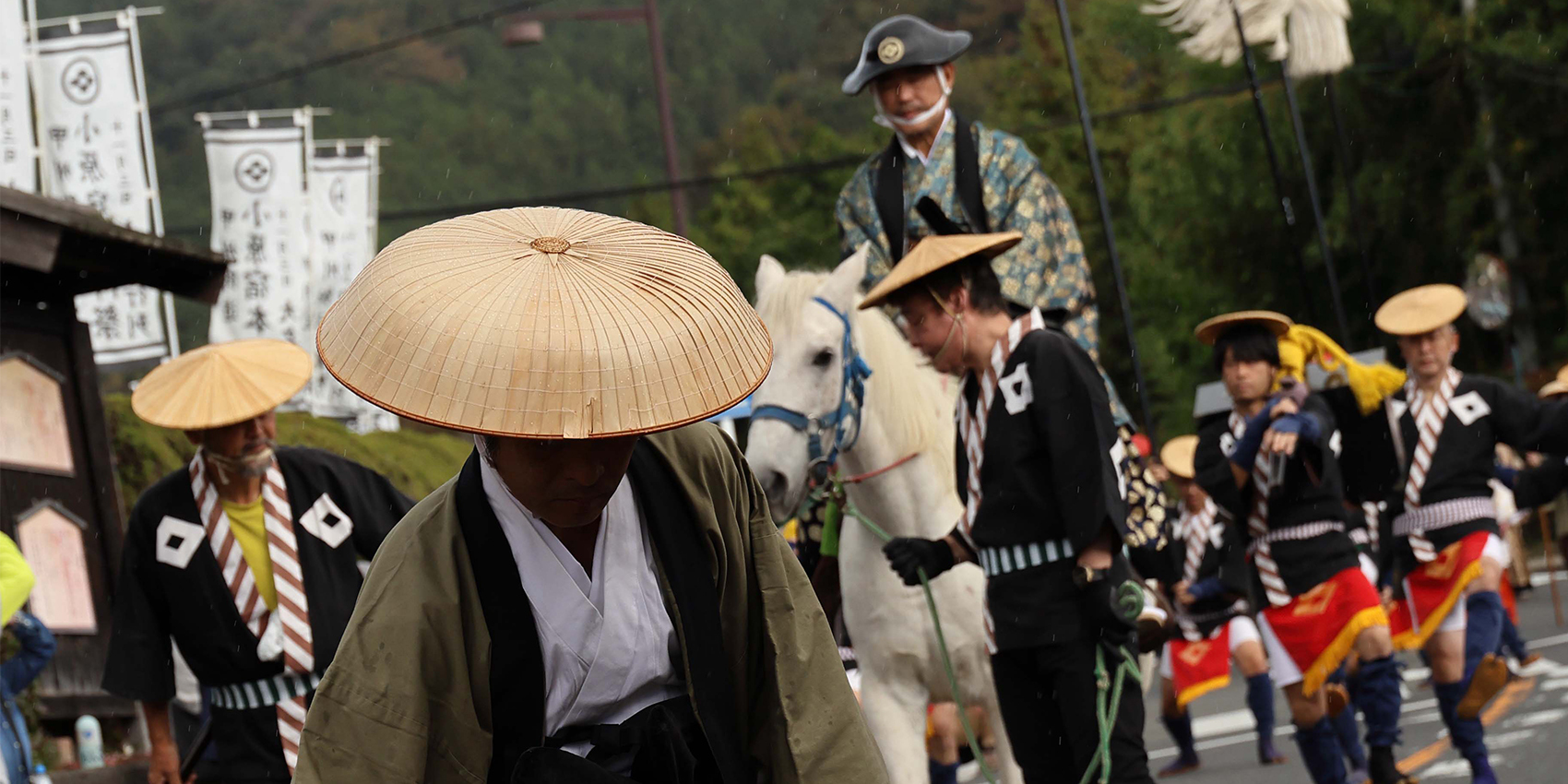写真：甲州街道小原宿本陣祭　大名行列