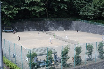 中沢グラウンドテニスコート　写真