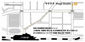 モゲスタ Moge Studioの地図