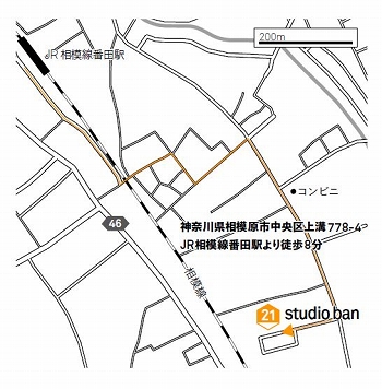 studio banの地図