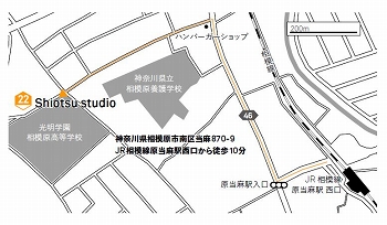 Shiotsu studioの地図