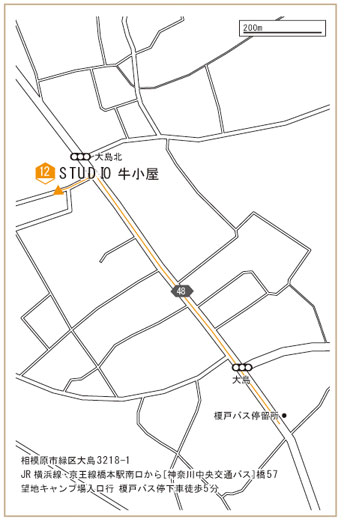 12_STUDIO 牛小屋地図