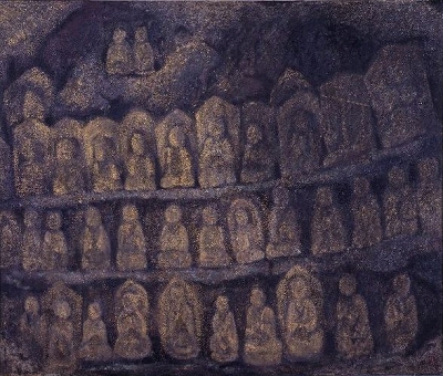「洞窟の石仏」の画像