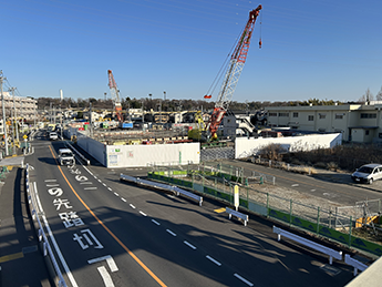 整備の状況（JR相模線立体交差部）