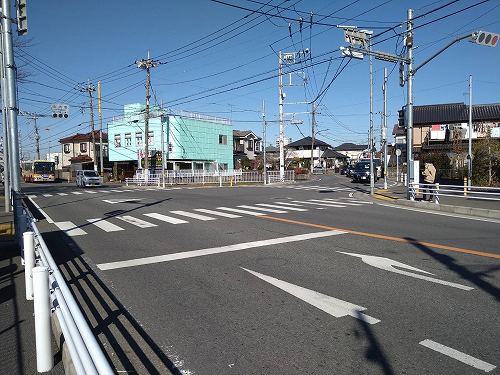 上大島交差点　写真2