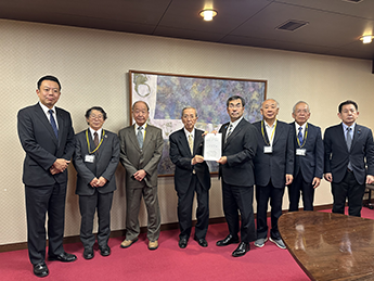 橋本副知事への要望活動の様子（神奈川県）の写真
