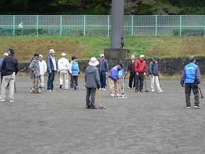 グラウンド・ゴルフ大会の写真