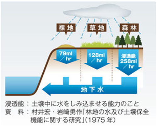 表面侵食防止のイメージ