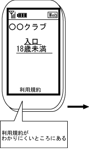 事例1　携帯画面2