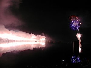 さがみ湖湖上祭花火大会の写真