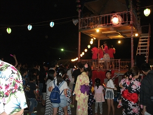 盆踊り大会の写真