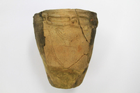 寺原遺跡線刻画土器の写真