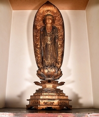小原・桂林寺の木造阿弥陀如来立像の写真
