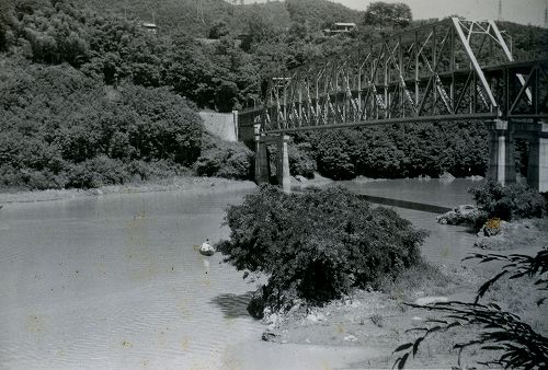 昭和35（1960）年ごろの旧日連大橋の写真