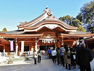 亀ヶ池八幡宮（中央区上溝）の初詣の拡大写真を表示