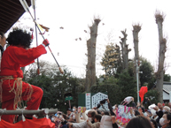 亀ヶ池八幡宮（中央区上溝）の節分の拡大写真を表示