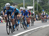 自転車ロードレース競技テストイベント（青山交差点）の拡大写真を表示