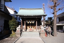 写真：中村新開と東林間神社（宮崎保彦さん）
