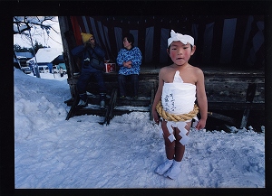 写真：厳冬