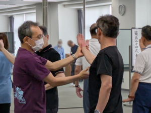 太極拳の様子