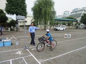 自転車教室の写真