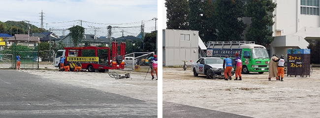 自転車交通安全教室の写真