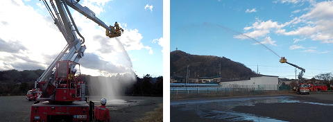 放水の写真