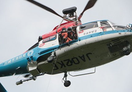 川崎市消防局ヘリコプターの写真