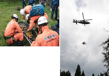 航空機連携訓練の写真