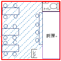 喫煙可能室のイメージ図