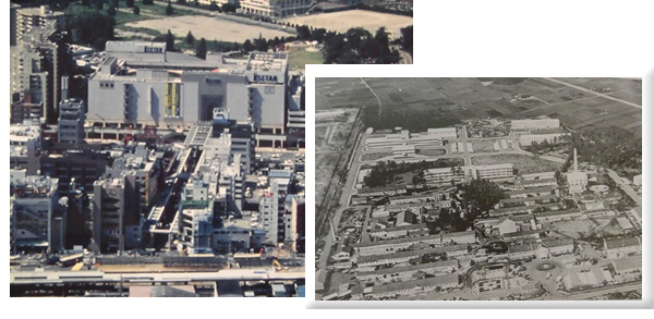 相模原陸軍病院の航空写真