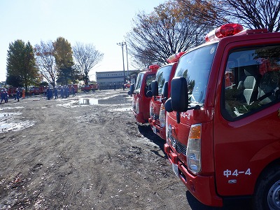 消防団車両の写真
