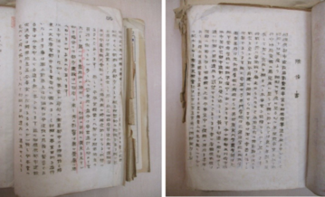 陳情書の写真