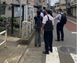 令和5年度　橋本商店街 まち歩きパトロールの様子