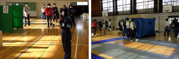 横山地区　地域会場の写真