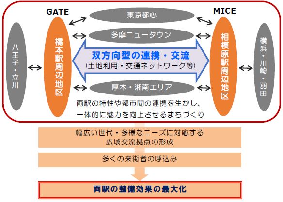 イメージ図:一体的な「複眼構造」形成の考え方