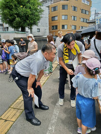 参加してくれた小さなお子さん　写真