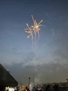 打ち上げ花火の写真