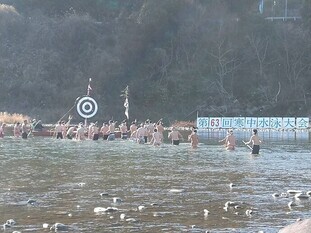 寒中水泳大会　写真