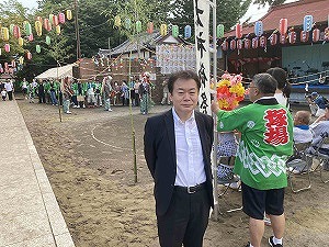 御嶽神社　区長写真