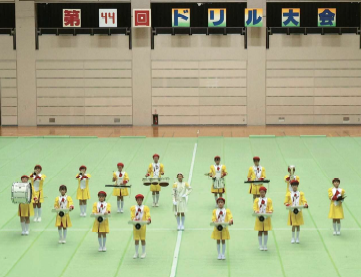 ドリル演奏の写真