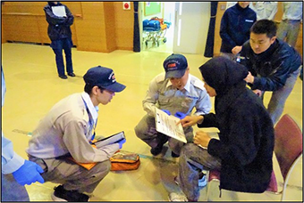 訓練の様子（2）の写真