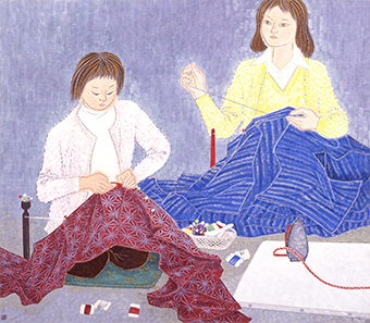 画像（1）山本　松枝「縫う」