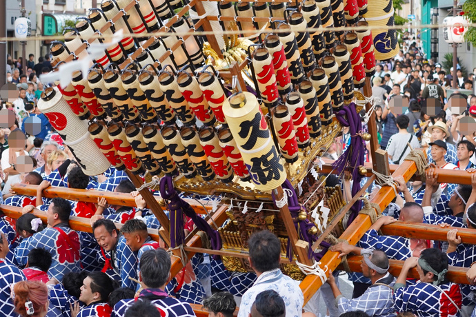 上溝夏祭りの神輿