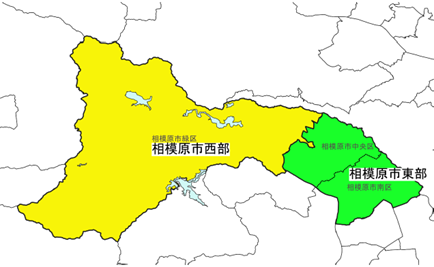 変更後の名称区分け地図