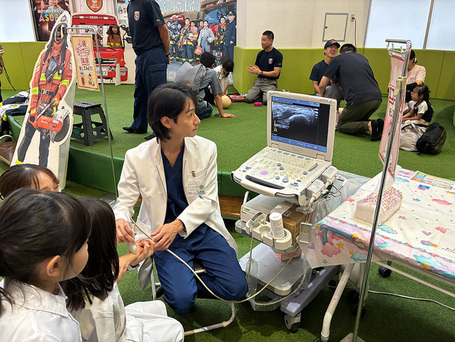 お医者さん体験ブース